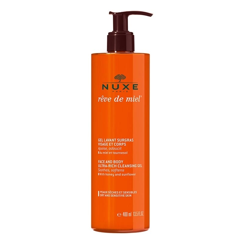 Nuxe Reve De Miel Face And Body Ultra Rich Cleansing Gel 400 ml