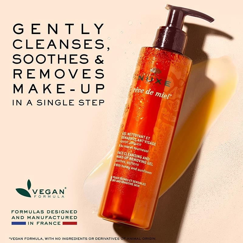 Nuxe Reve de Miel Face Cleansing and Make-Up Removing Gel 200ml