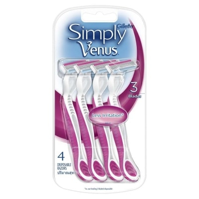 GILLETTE Simply Venus Disposable Razor 4''S