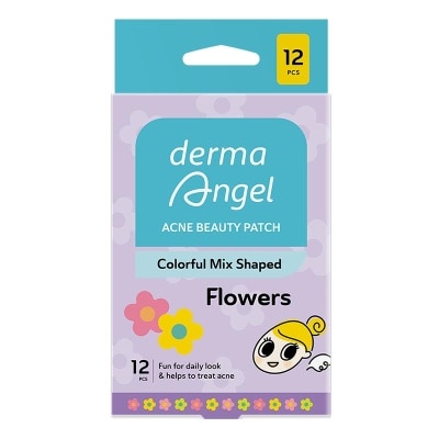 DERMA ANGEL Derma Angel Acne Beauty Patch Flowers 12'S