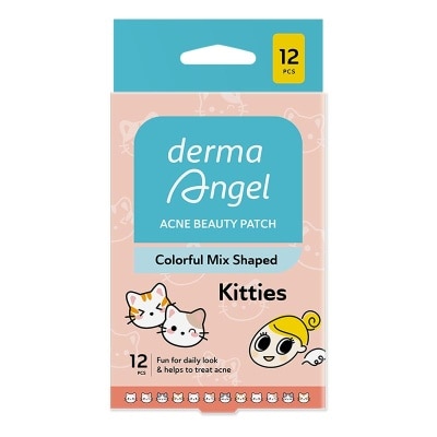 DERMA ANGEL Derma Angel Acne Beauty Patch Kitties 12'S