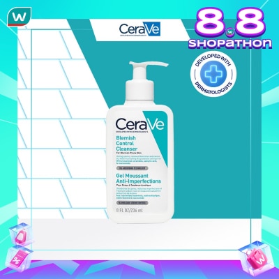 CERAVE CeraVe Blemish Control Cleanser 236ml - Daily Gentle Face Cleanser for Acne Prone Skin