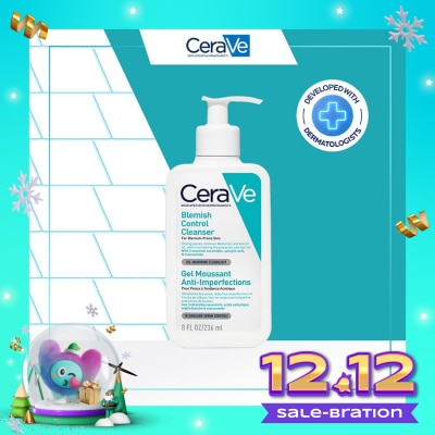 CERAVE CeraVe Blemish Control Cleanser 236ml - Daily Gentle Face Cleanser for Acne Prone Skin