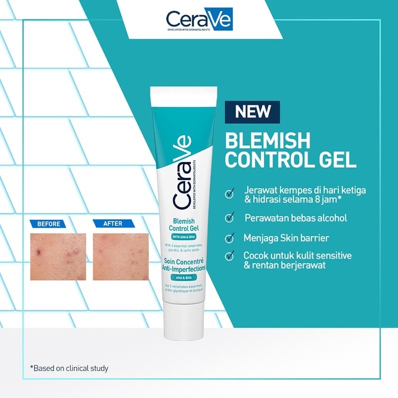 CeraVe Blemish Control Gel 40ml - Gel moisturizer for Acne Prone Skin