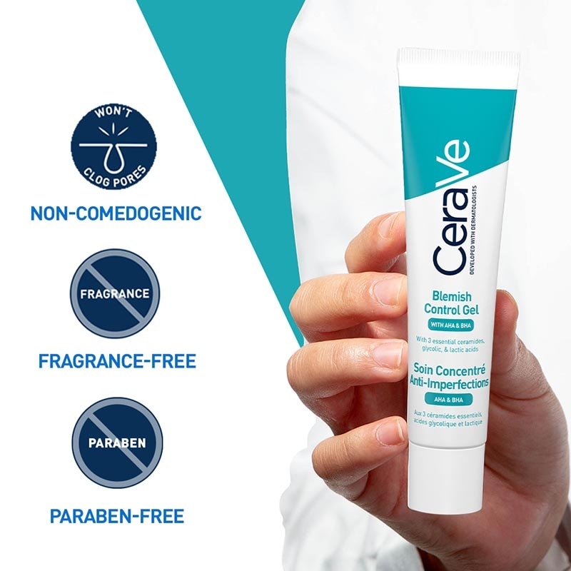 CeraVe Blemish Control Gel 40ml - Gel moisturizer for Acne Prone Skin
