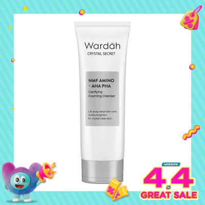 WARDAH - Wardah Crystal Secret NMF Amino + AHA PHA Clarifying Foaming Cleanser 100ml