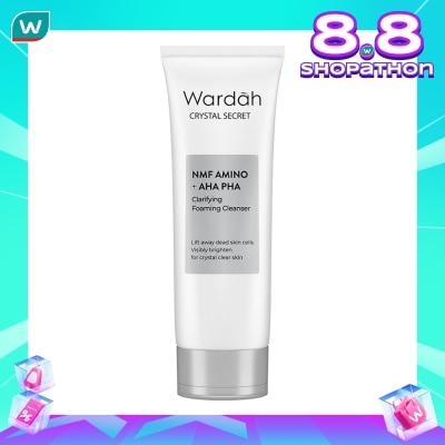 WARDAH Wardah Crystal Secret NMF Amino + AHA PHA Clarifying Foaming Cleanser 100ml