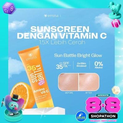 EMINA - Sun Battle Bright Glow SPF35 PA+++ 50ml image