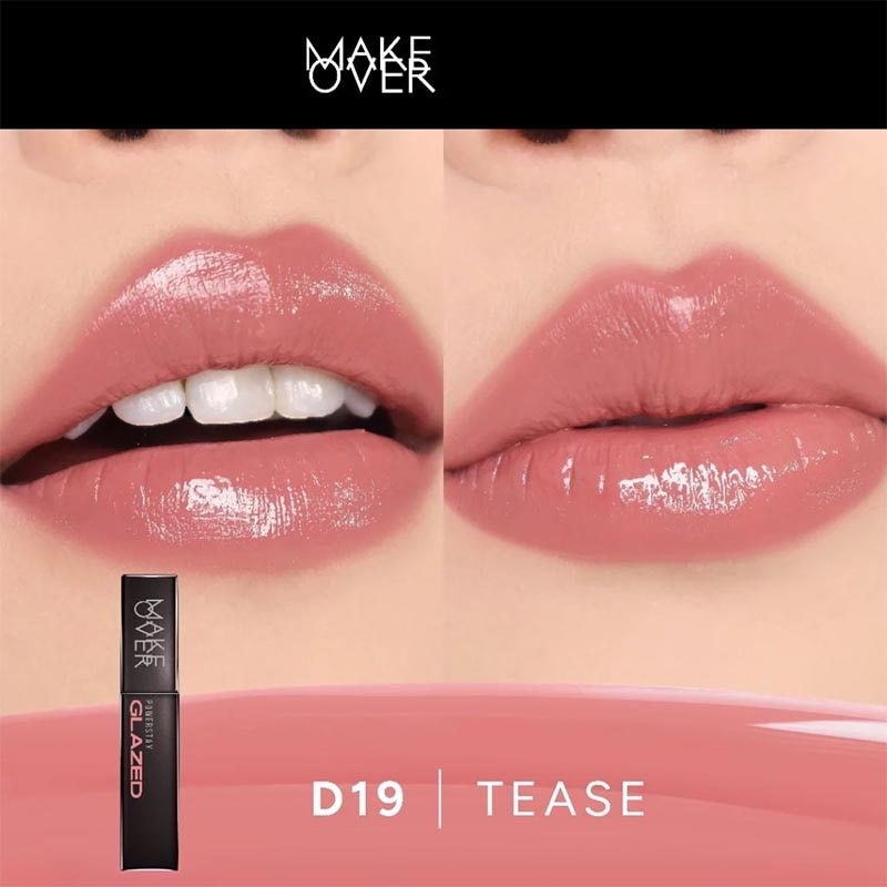Make Over Powerstay Glazed Lock Lip Pigment D19 Tease 3g