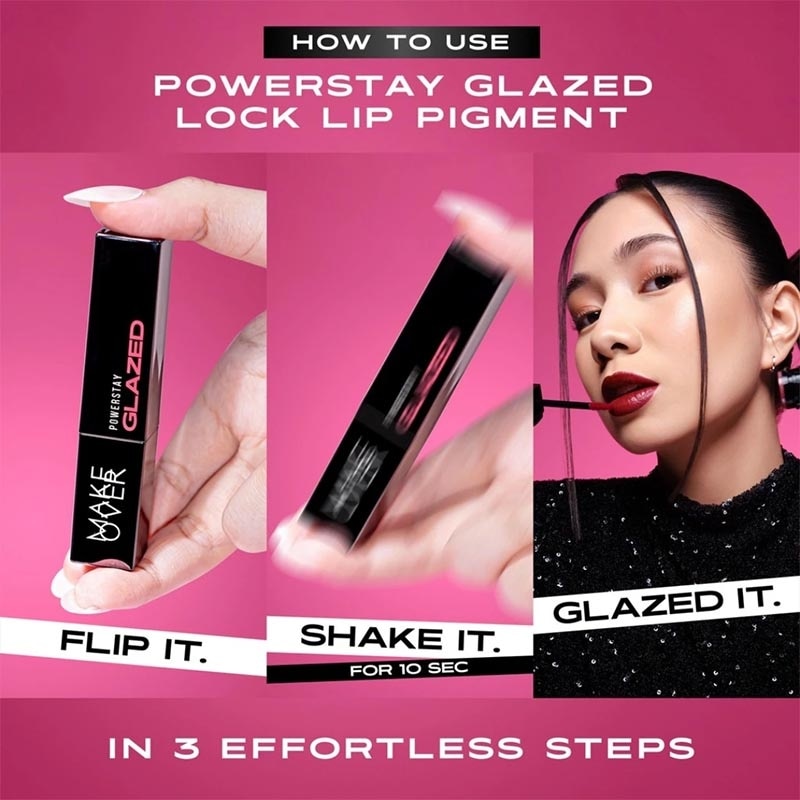 Make Over Powerstay Glazed Lock Lip Pigment D20 Dazed 3g