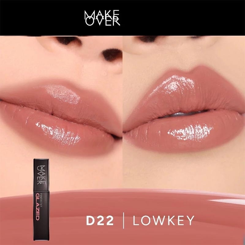Make Over Powerstay Glazed Lock Lip Pigment D22 Lowkey 3g