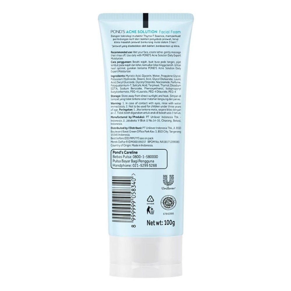 Acne Solution Facial Foam 100gr