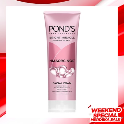 PONDS Ponds Bright Miracle Ultimate Clarity Niasorcinol Facial Foam 100g