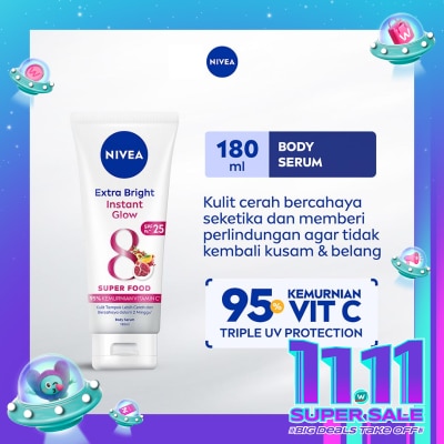 NIVEA Nivea Body Serum Extra Bright Instant Glow SPF33 180mL