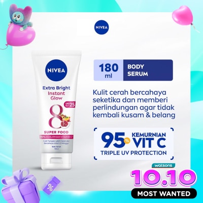 NIVEA Body Lotion Instant SPF33 Serum 180 ml image