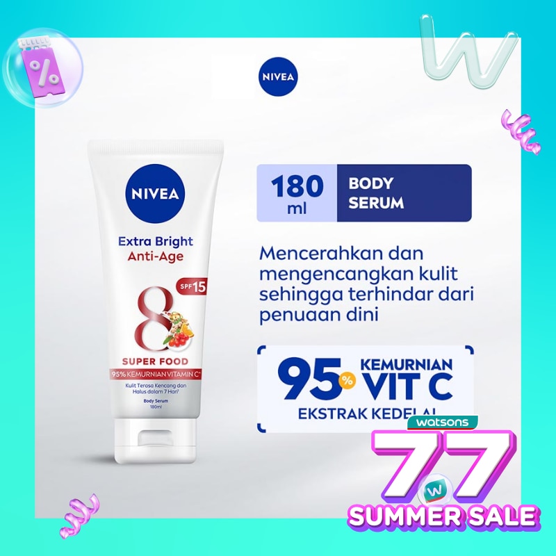 Nivea Body Serum Extra Bright Anti Age SPF33 180mL