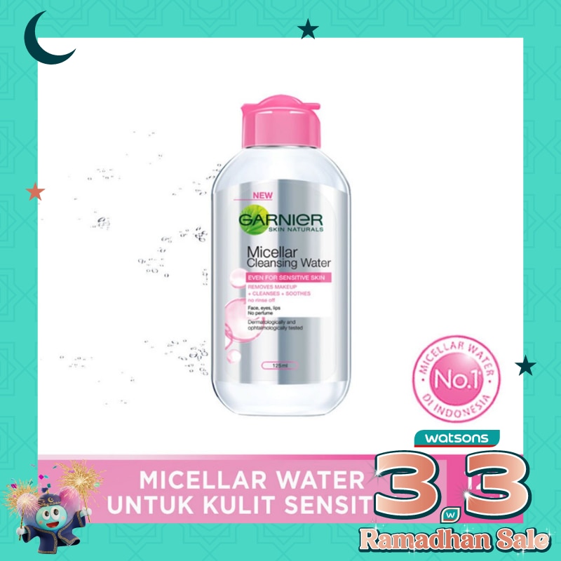 Micellar Water Pink 125ml Sensitive Skin Cleansing Water