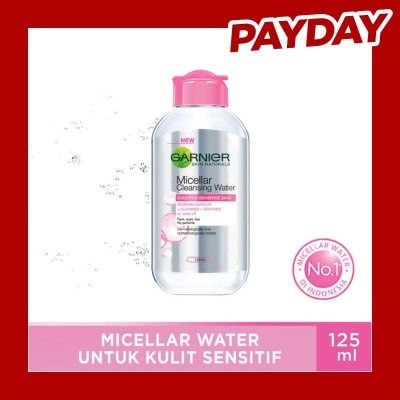 GARNIER Micellar Water Pink 125ml Sensitive Skin Cleansing Water