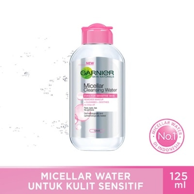 GARNIER Micellar Water Pink 125ml Sensitive Skin Cleansing Water