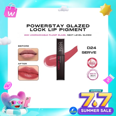 MAKE OVER - Powerstay Glazed Lock Lip Pigment D24 Served 3g