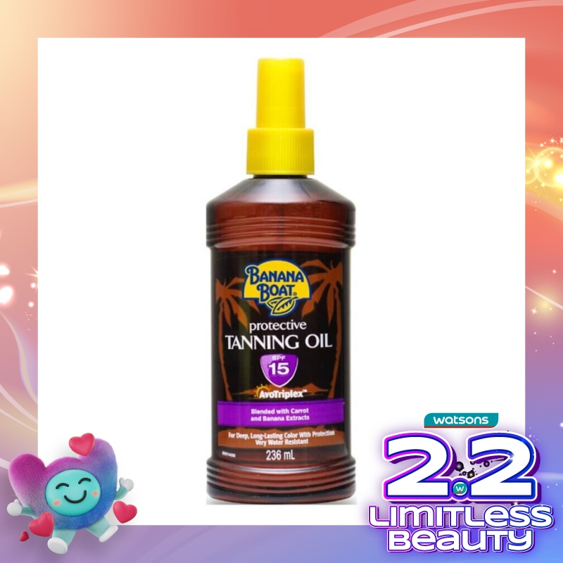 Banana Boat Protective Tanning Oil SPF15 236ml