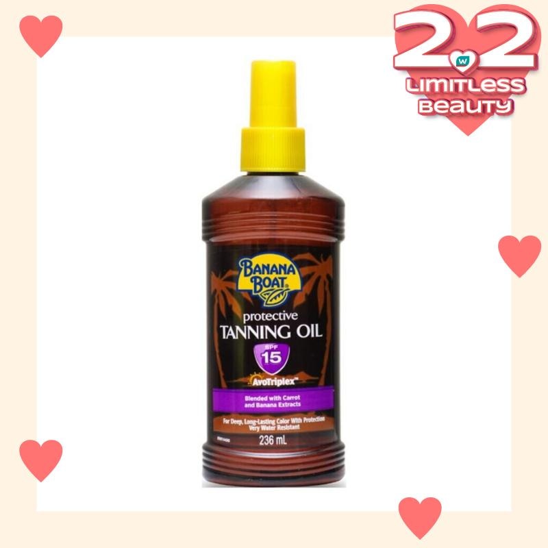 Banana Boat Protective Tanning Oil SPF15 236ml