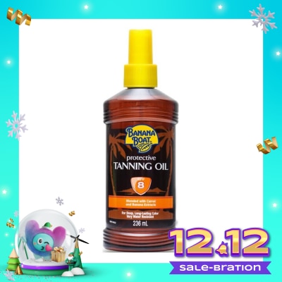 BANANA BOAT Banana Boat Protective Tanning Oil SPF8 236ml