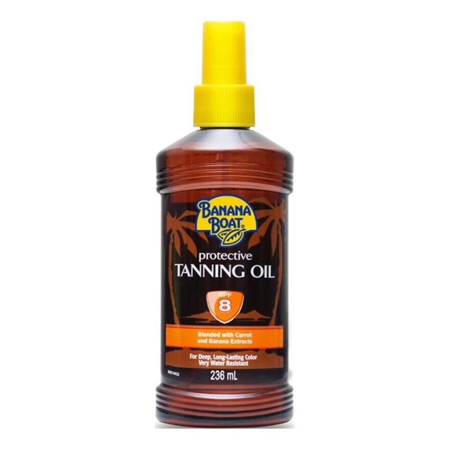 Spray Tanning Oil SPF8 UVA/UVB Protection Sunscreen 236ml