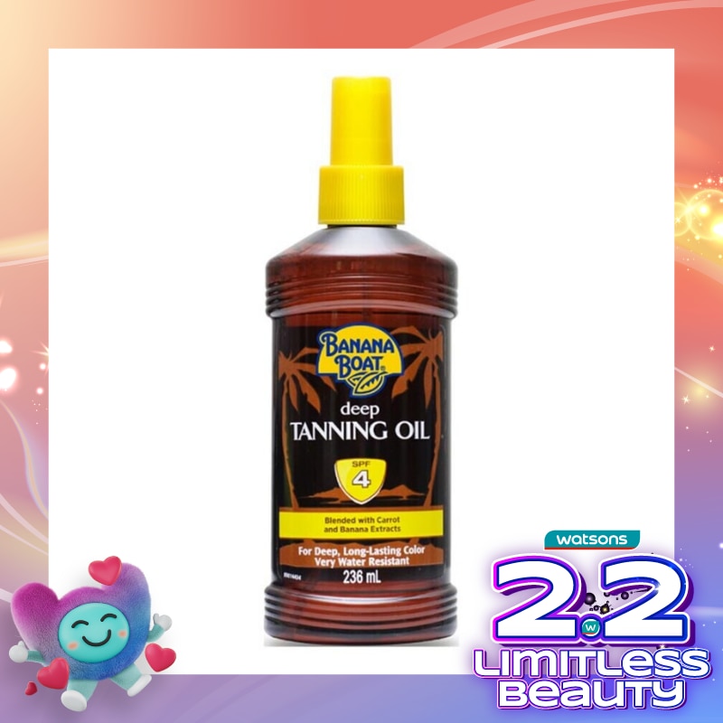 Banana Boat Deep Tanning Oil SPF4 236ml