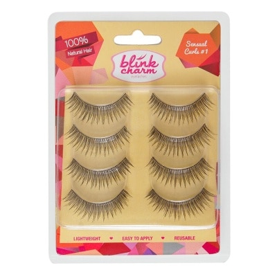 BLINK CHARM Blink Charm Sensual Curls #1 - 4 Pairs