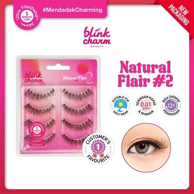 BLINK CHARM Blink Charm Natural Flair #2 - 4Pairs