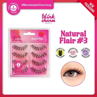 BLINK CHARM Blink Charm Natural Flair #3 - 4Pairs