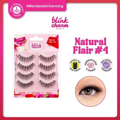 BLINK CHARM Blink Charm Natural Flair #4 - 4Pairs
