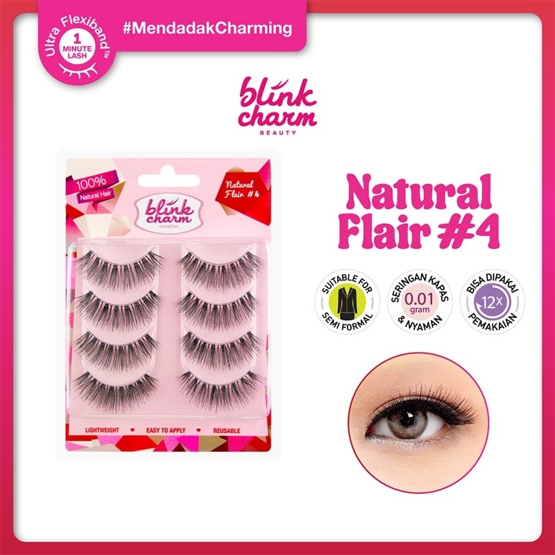 Blink Charm Natural Flair #4 - 4Pairs