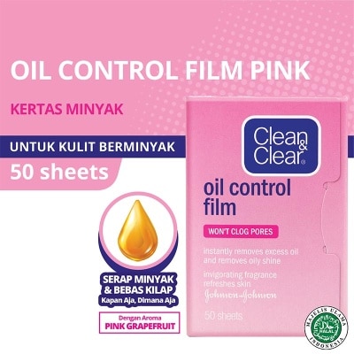 CLEAN & CLEAR Oil Control Film Pink 50S