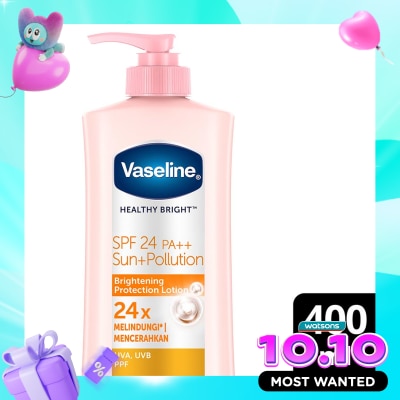 VASELINE Vaseline Healthy Bright SPF24 Sun + Pollution Protection 400ml Vaseline Handbody image