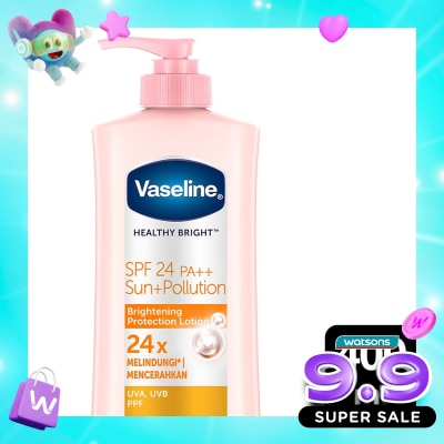 Vaseline - Vaseline Healthy Bright SPF24 Sun + Pollution Protection 400ml - Vaseline Handbody image