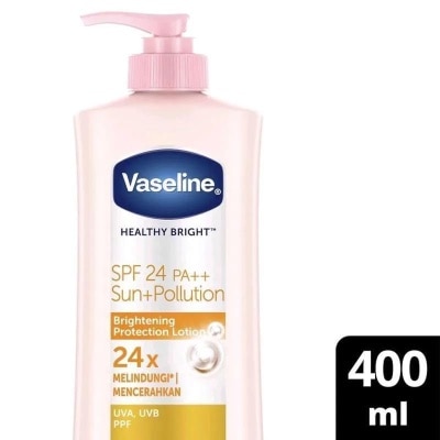 VASELINE Vaseline Healthy Bright SPF24 Sun + Pollution Protection 400ml - Vaseline Handbody