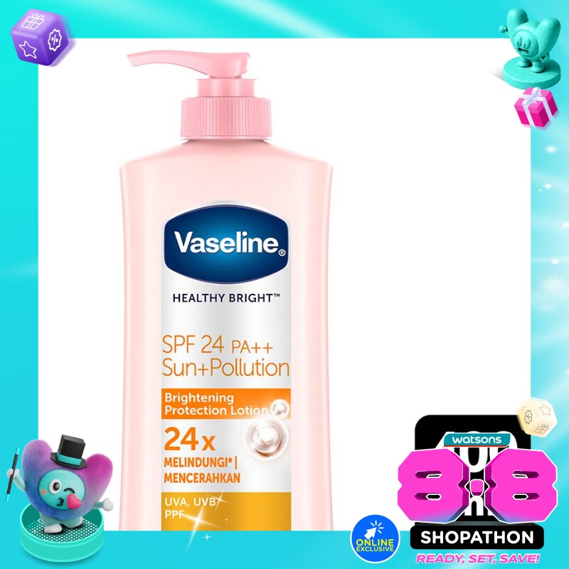 Vaseline Healthy Bright SPF24 Sun + Pollution Protection 400ml - Vaseline Handbody image