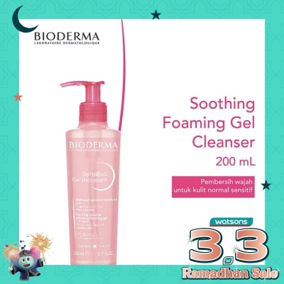 BIODERMA Sensibio Gel Moussant - Gentle Face Cleanser 200ml