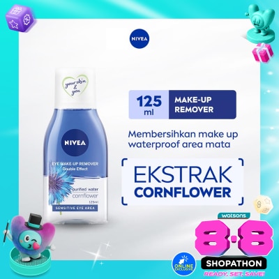 NIVEA - Double Eye Make Up Remover 125ml image