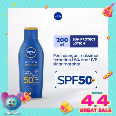 NIVEA - Nivea SUN Protect & Moisture SPF50+ Lotion 200ml