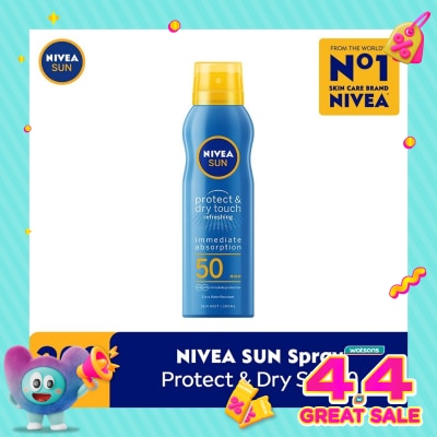 NIVEA - Nivea SUN Spray Protect & Dry Touch Refreshing SPF50 200mL