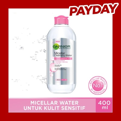 GARNIER Micellar Water Pink 400ml Sensitive Skin Cleansing Water