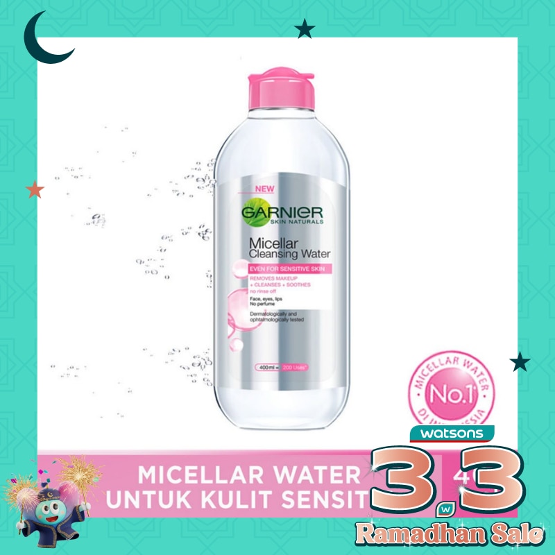 Micellar Water Pink 400ml Sensitive Skin Cleansing Water