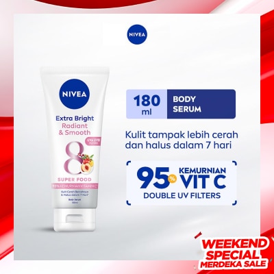 NIVEA Nivea Body Serum Extra Bright Radiant & Smooth 180mL
