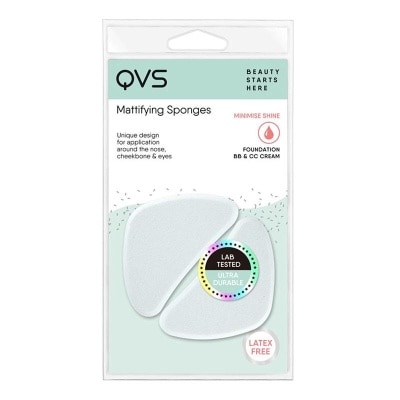 QVS Puff Qvs 10-1647 mattifying sponges 2pk