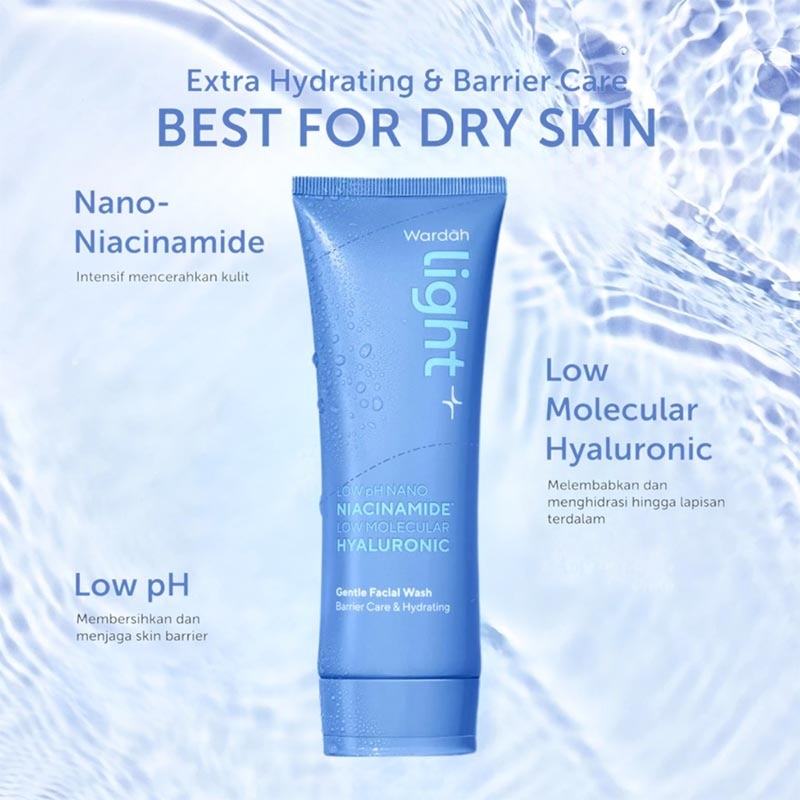 Face Wash Low pH Nano Niacinamide Low Molecular Hyaluronic Gentle Facial Wash 100ml image