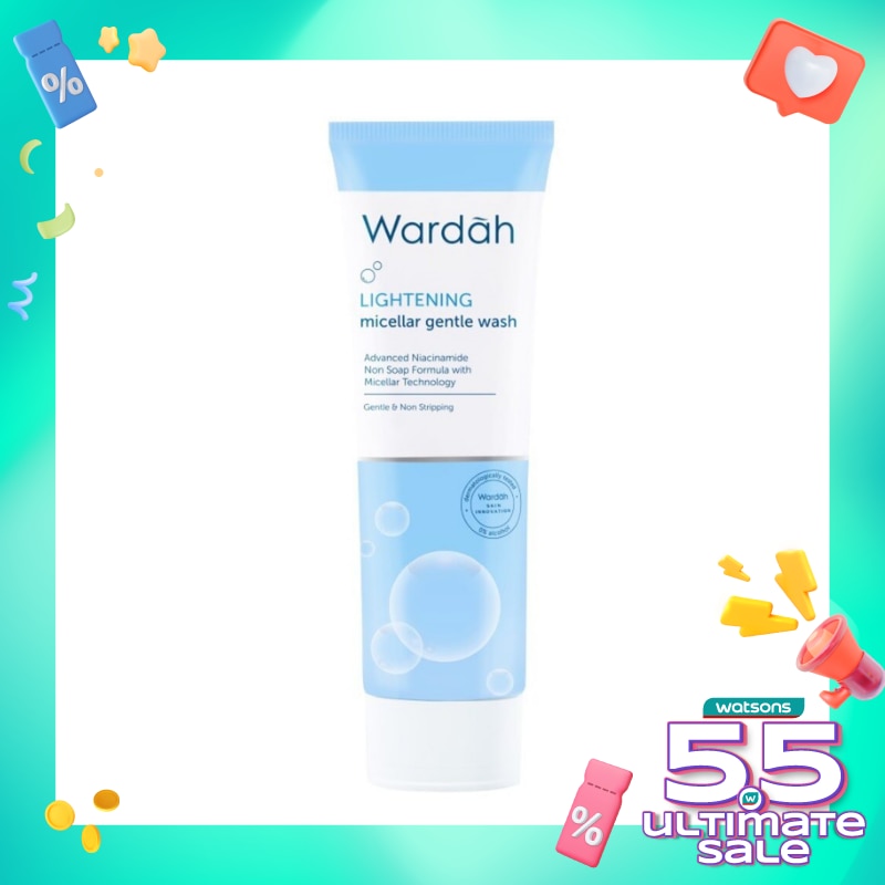 Promo Harga Wardah Lightening Whip Facial Foam 100 ml - Watsons