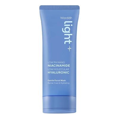WARDAH Light+ by Wardah Low pH Nano Niacinamide Low Molecular Hyaluronic Gentle Facial Wash 100ml - Lightening